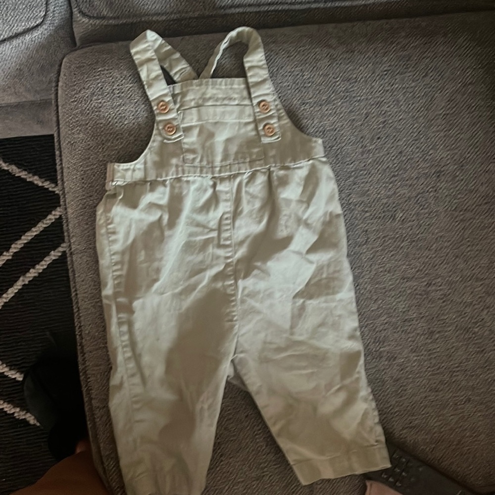 H&M sage overalls
